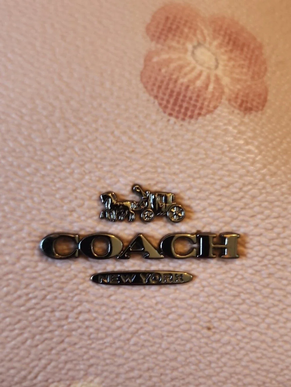 Coach Chaise Leather Crossbody Featuring a Pansy Print.